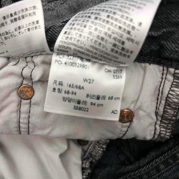 Levi’s Black Denim Shorts - Picture 5 of 5